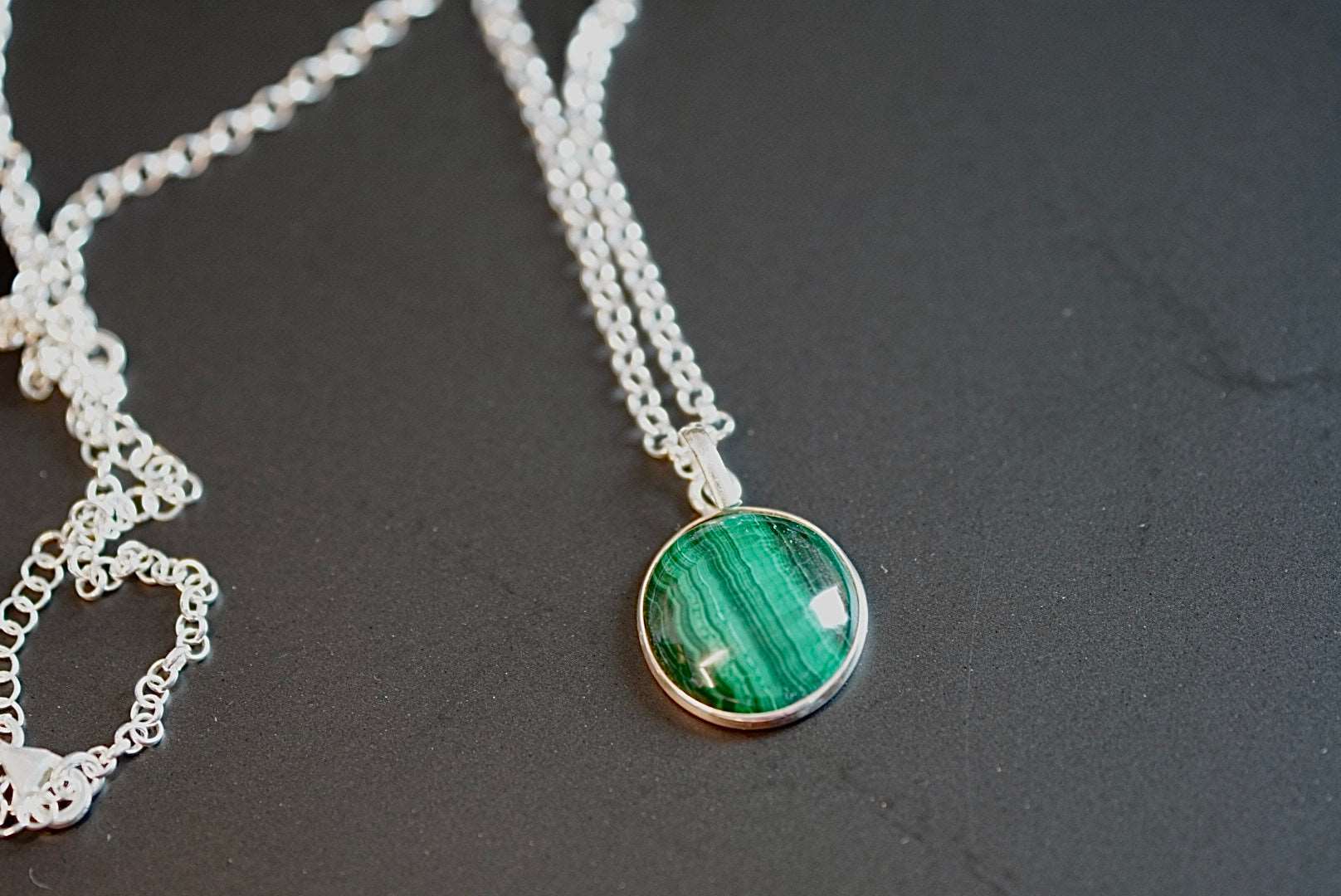 Malachit Kette - Zarabia Malachit Kette