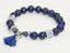 Lapislazuli mit Hand des Fatima/Silber