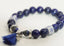 Lapislazuli mit Hand des Fatima/Silber