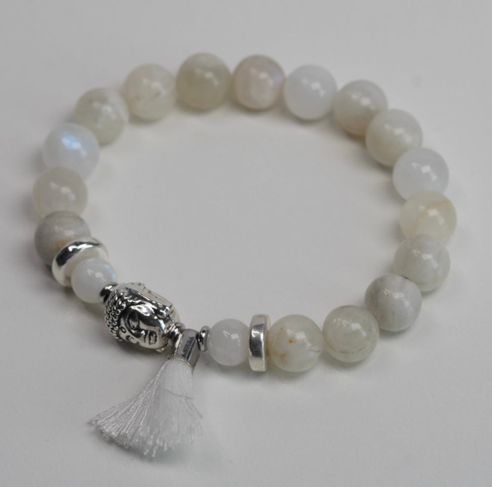 Mondstein mit Buddah Anhänger