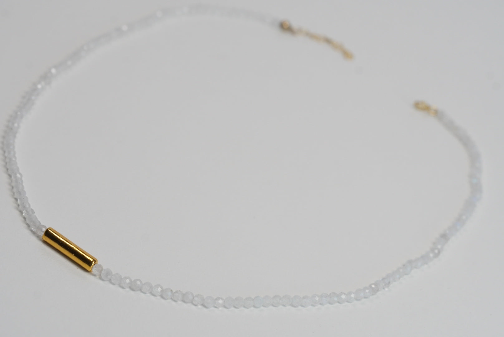 Mondstein Kette 3mm Edelsteine