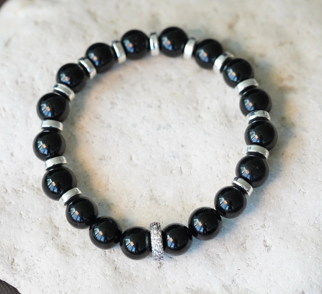 Turmalin Armband mit Sterlingsilber Schmuck