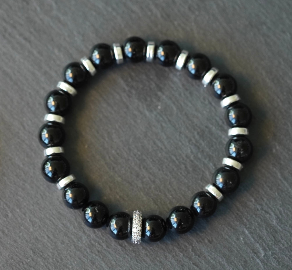 Turmalin Armband mit Sterlingsilber Schmuck