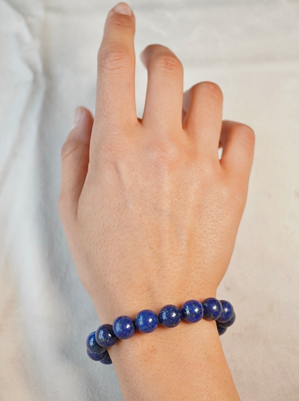 Lapislazuli aus Sri Lanka 1cm Edelsteinperlen