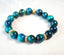 Türkis- Blaues Tigerauge Edelstein Armband 1cm