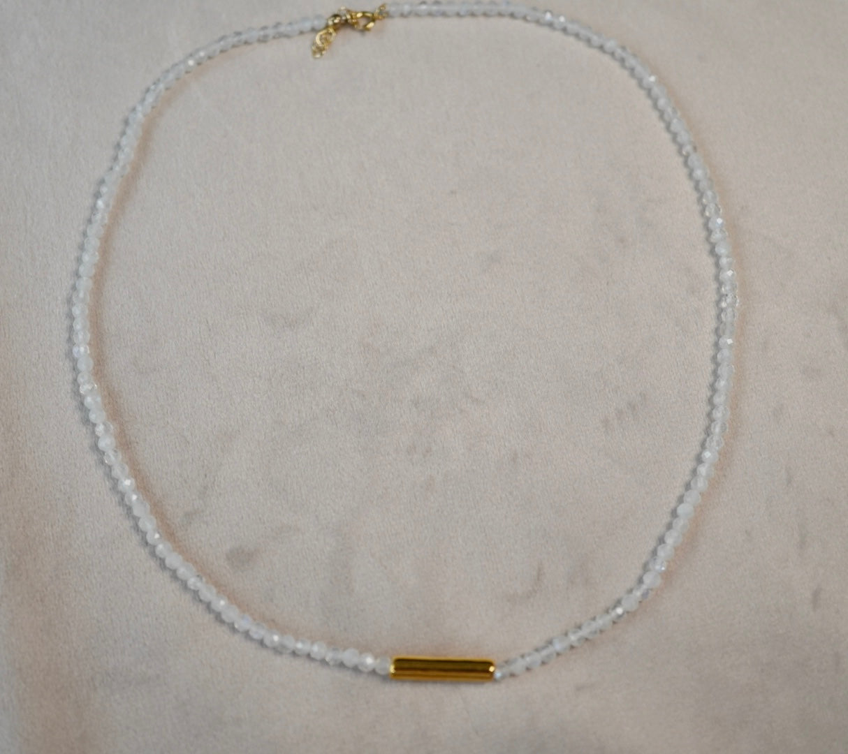 Mondstein Kette 3mm Edelsteine
