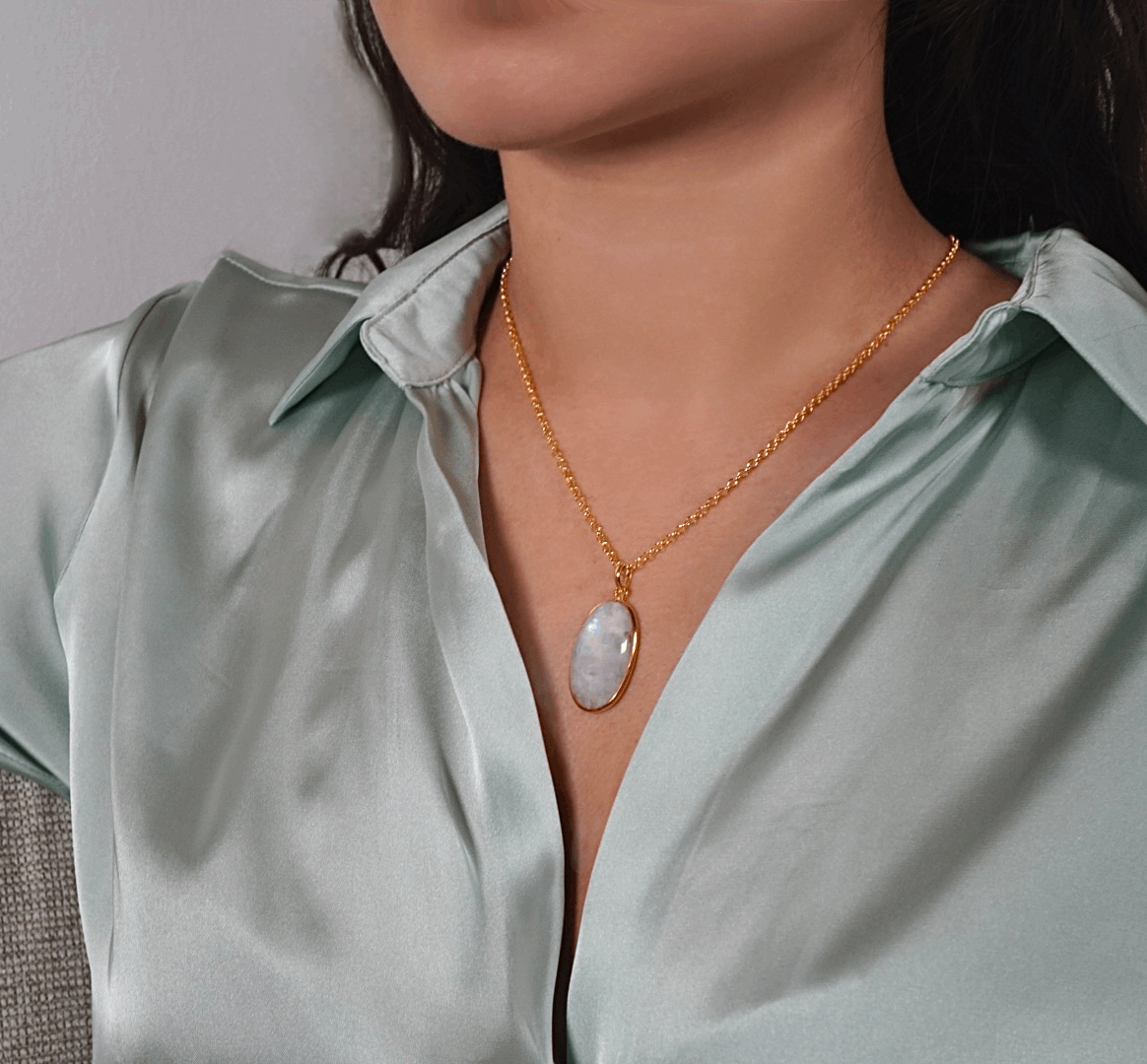 Mondstein Kette - Zarabia Mondstein Kette