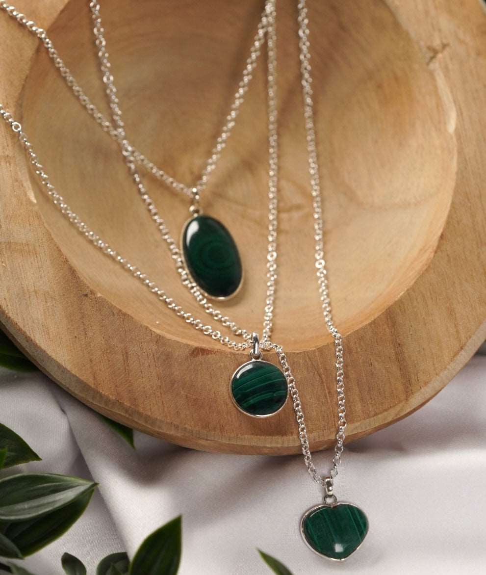 Malachit Kette - Zarabia Malachit Kette