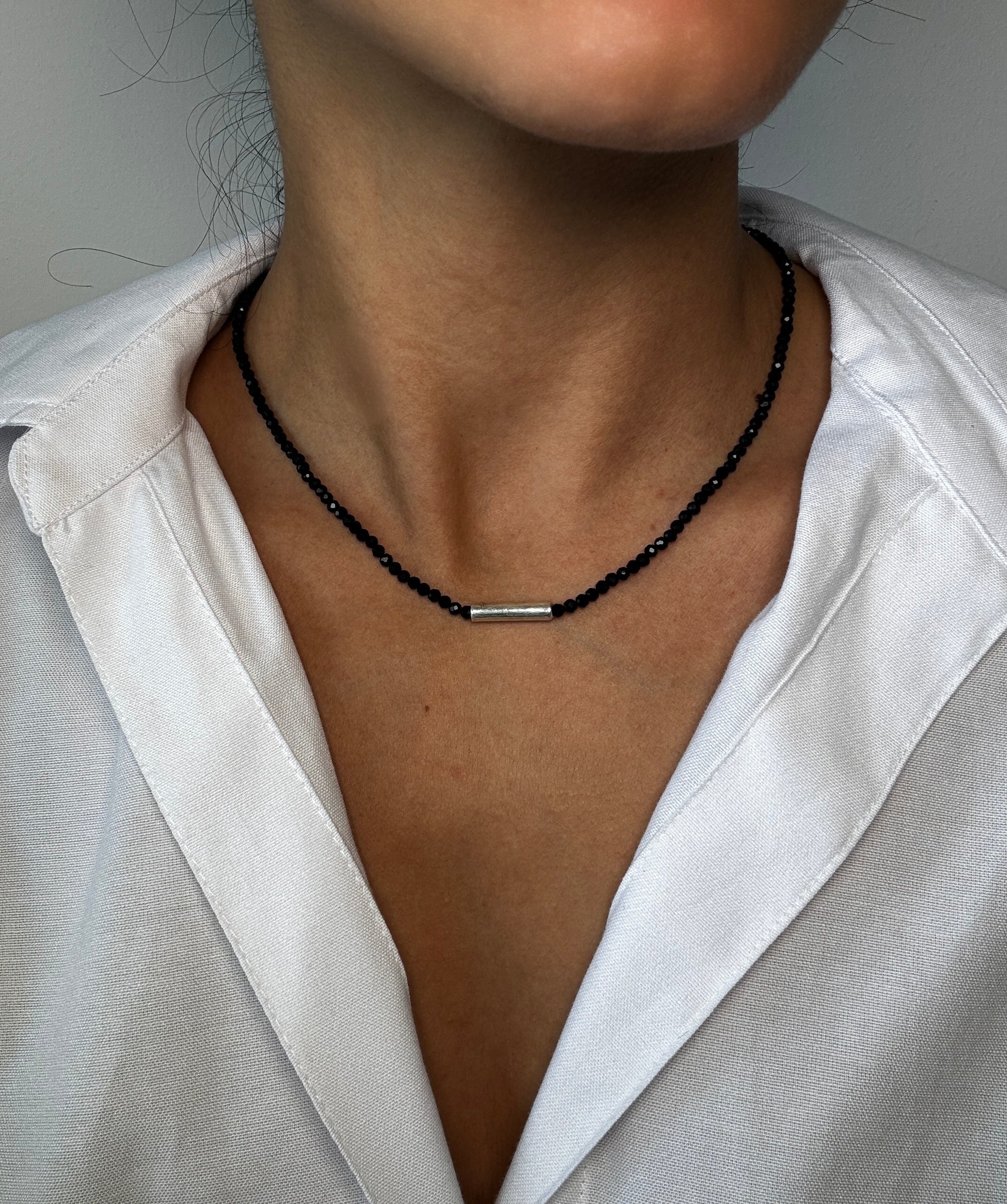 Turmalin Kette 3mm Edelsteine