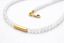 Moonstone Natural Stone Necklace 3mm – 925 Silver & 18K Gold Plated