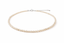 Freshwater pearl necklace, 925 sterling silver, genuine pearls
