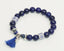 Lapislazuli mit Hand des Fatima/Silber