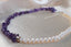 Amethyst & Freshwater Pearl Choker Necklace – 14K Gold Plated and Sterling Silver Gemstone Necklace