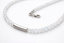 Moonstone Natural Stone Necklace 3mm – 925 Silver & 18K Gold Plated