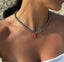 Terahertz Necklace with Red Chili Pendant